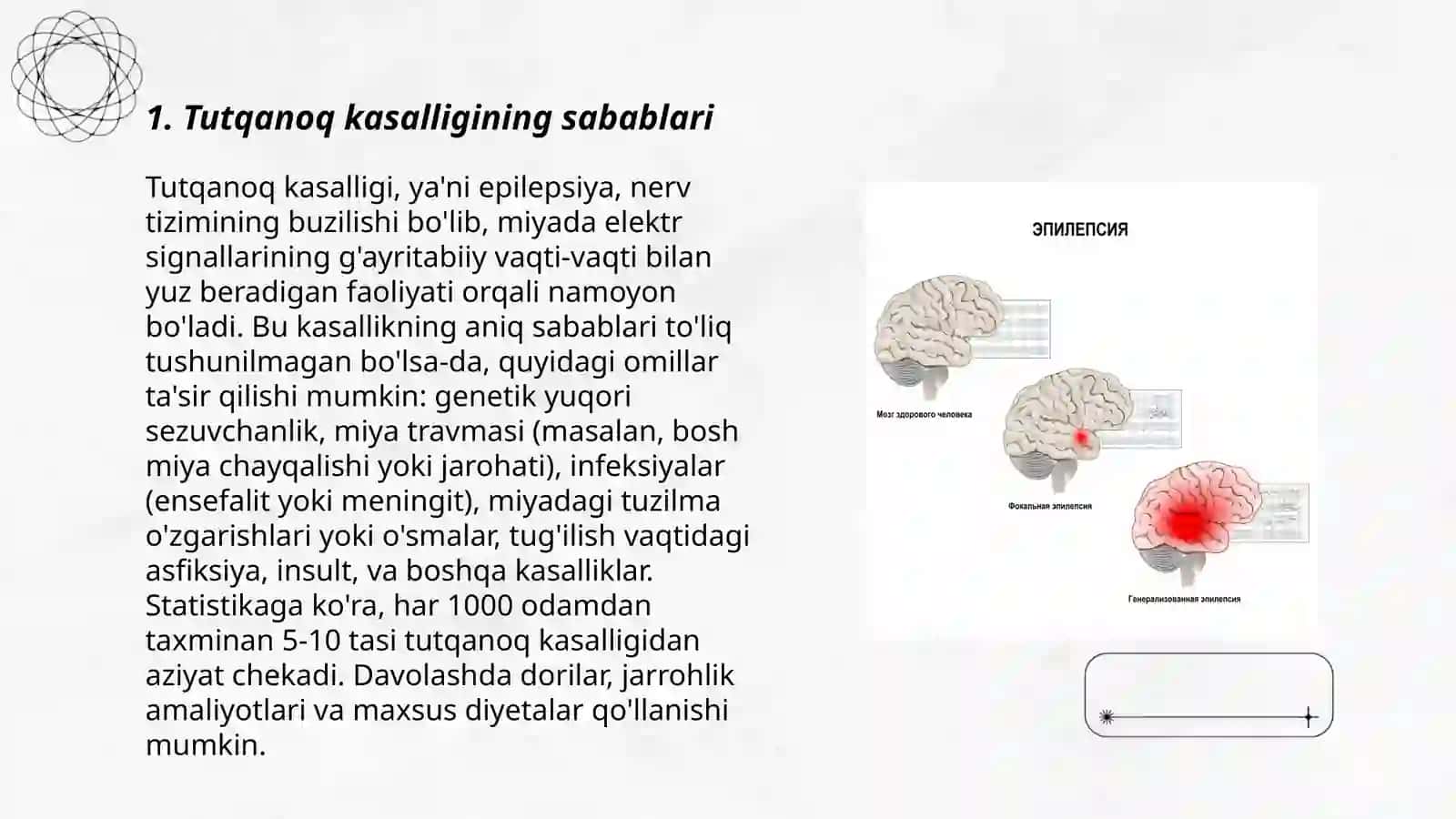 Tutqanoq kasalligi (epilepsiya) 3