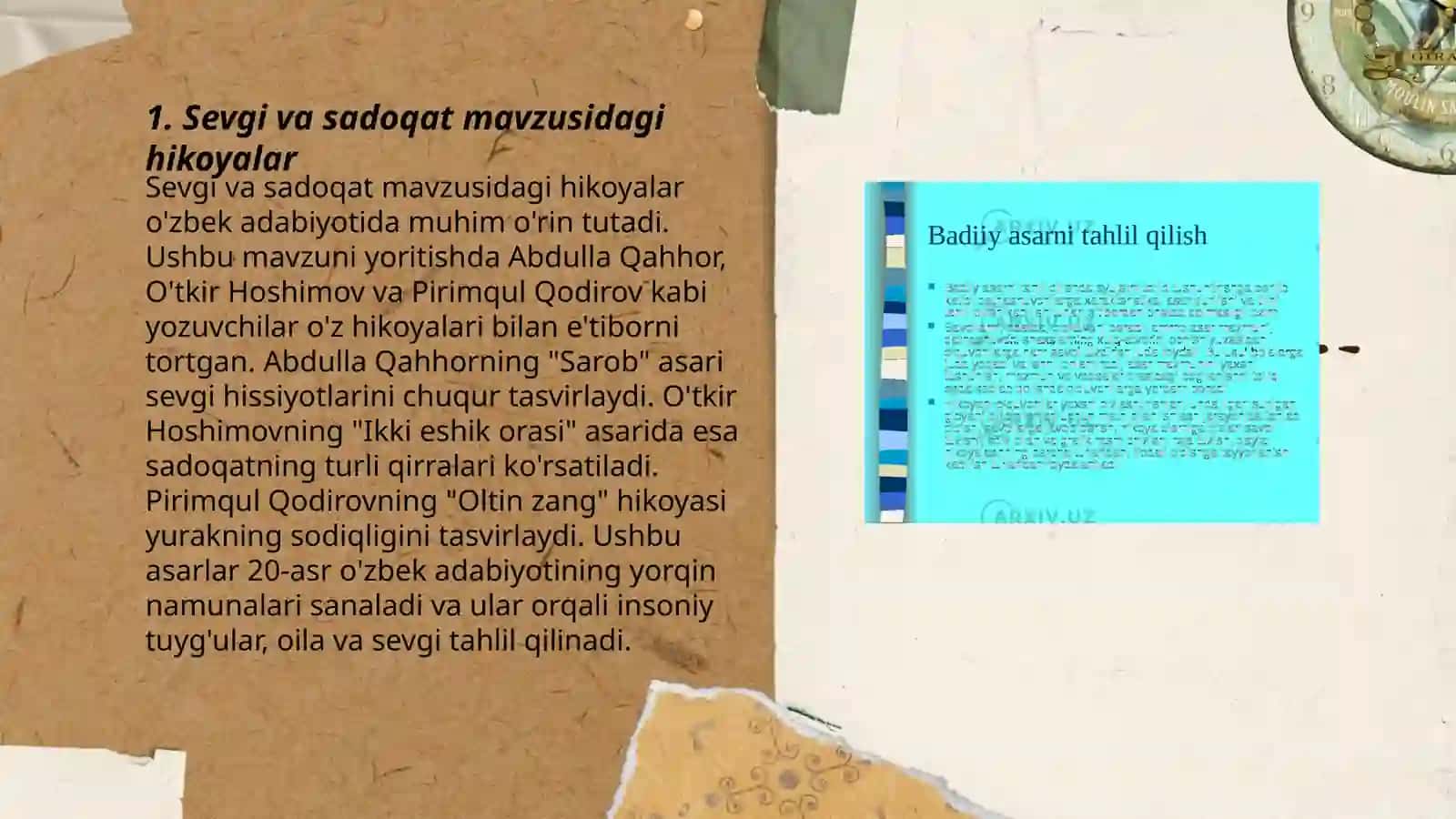 Sevgi va sadoqat mavzusidagi hikoyalar 3