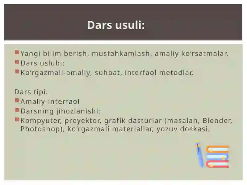 Kompyuter grafikasi tayyor taqdimot 3