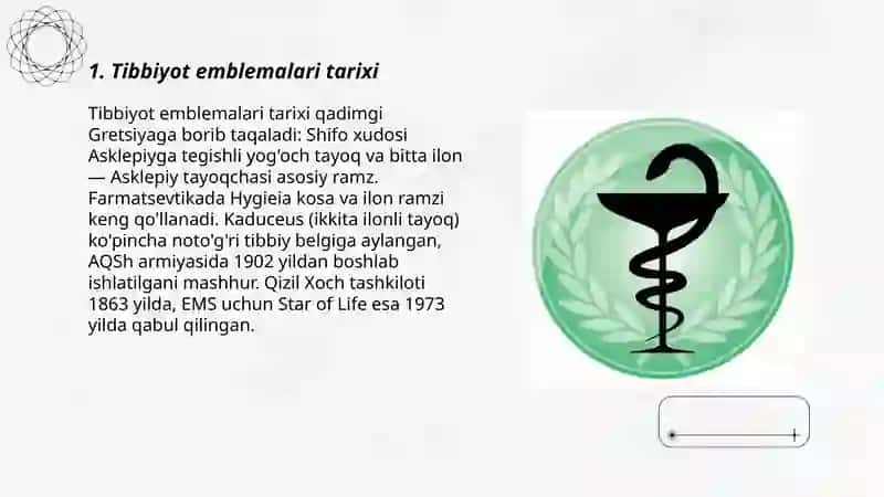 Tibbiyot emblemalari 3