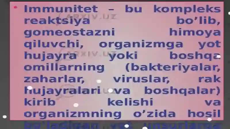 Immun-himoya reaksiyalarinimorfologikasoslari 3