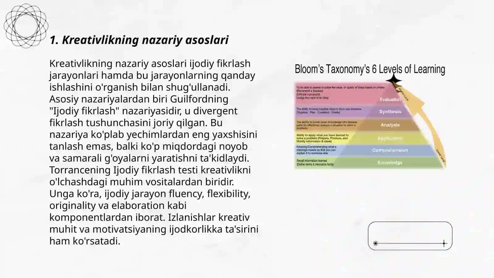 Kreativlikning nazariy asoslari 3
