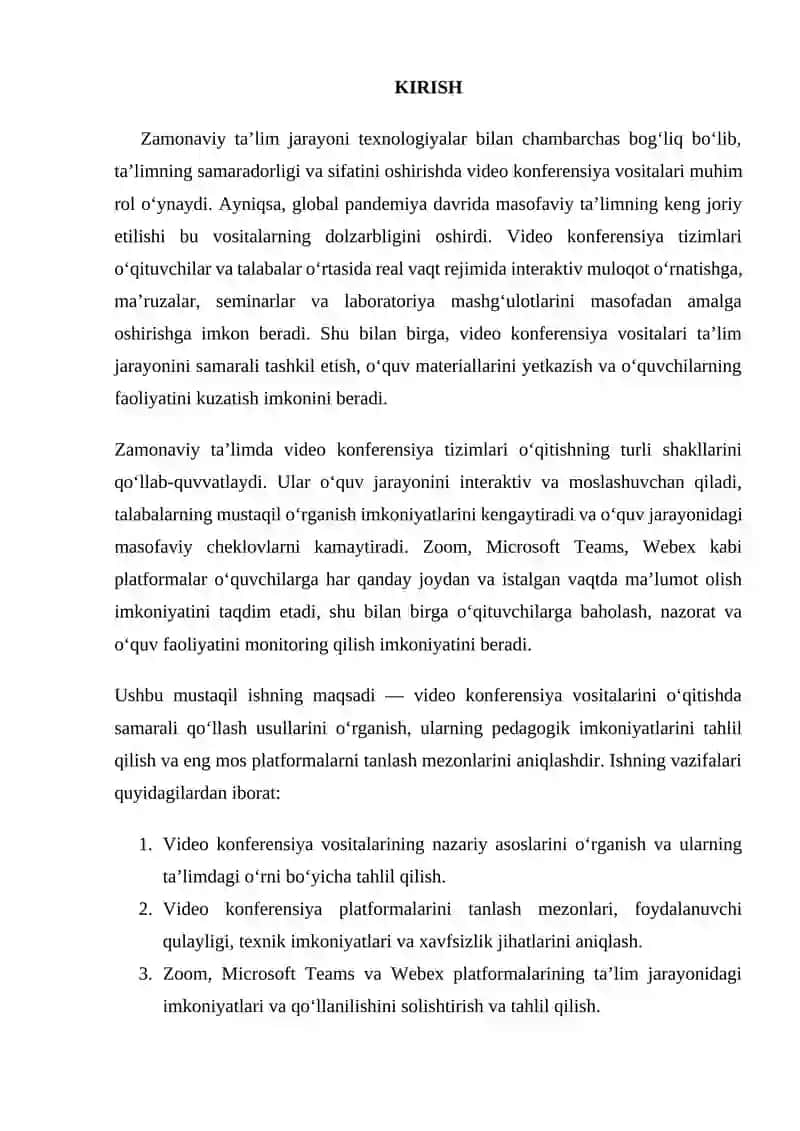 MASOFAVIY TA’LIM TEXNOLOGIYALARI 3