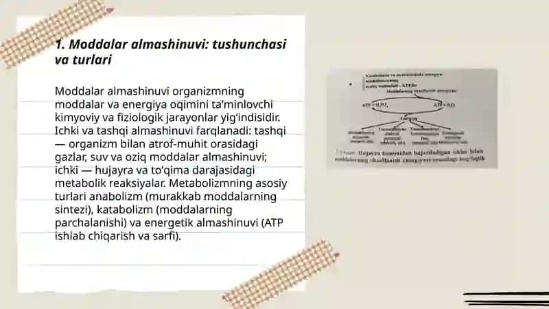 Moddalar almashinuvi va boshqarilishi 3