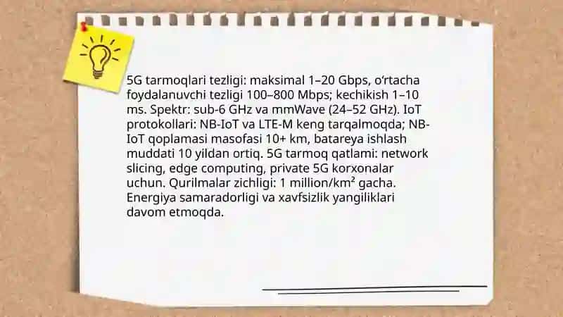 Kompyuter texnologiyalardagi soʻngi yangiliklar loT 3