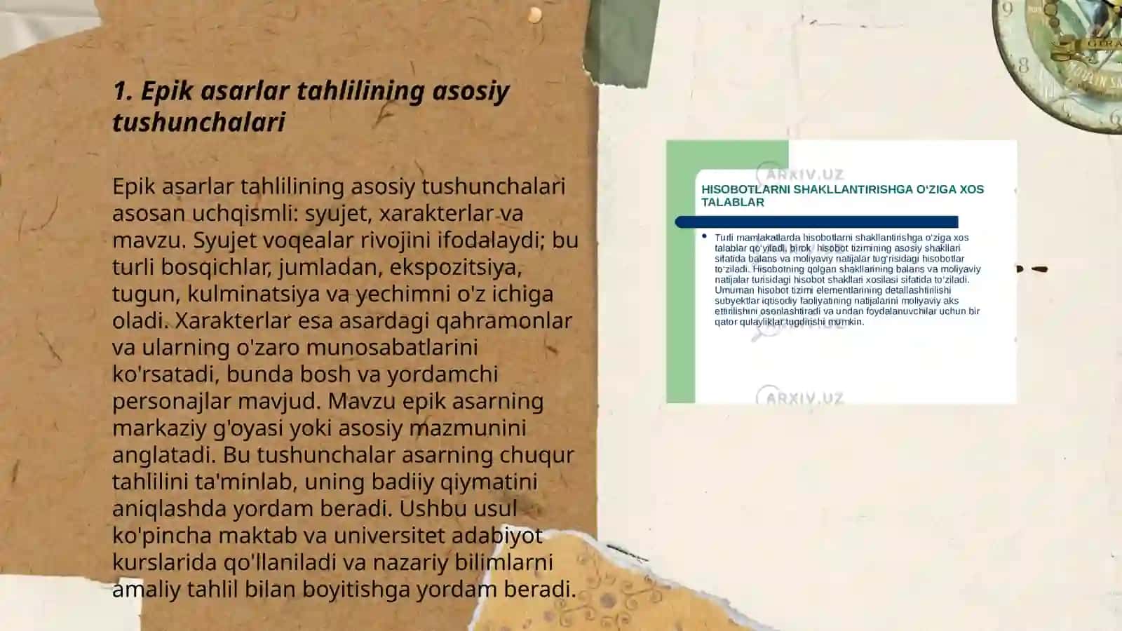 Epik asarlarni tahlil qilish metodikasi 3
