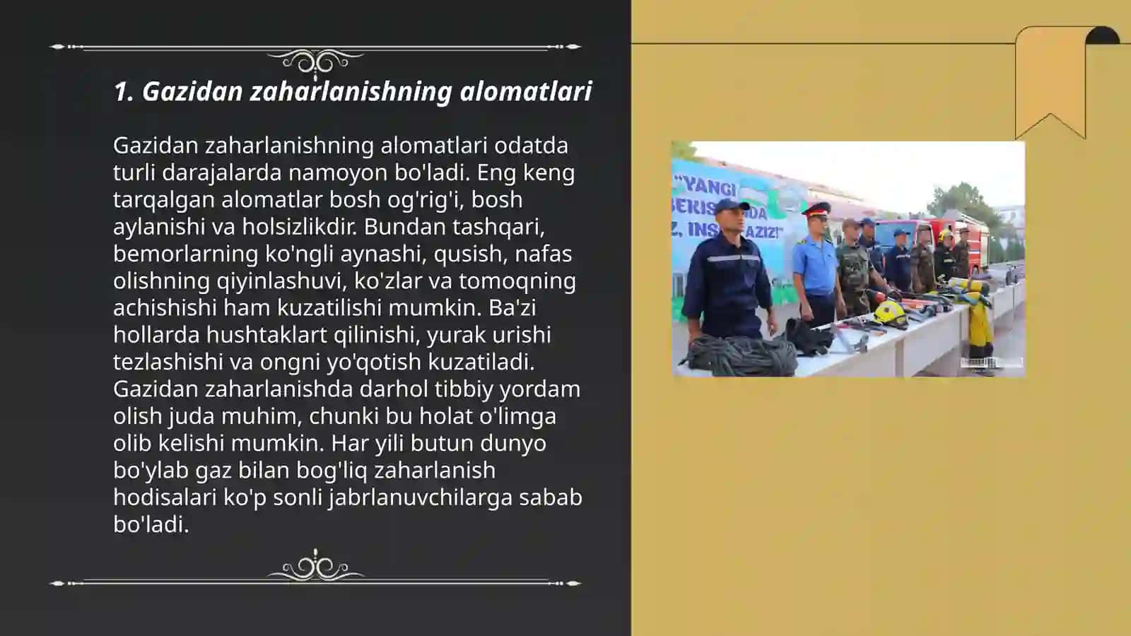 Gazidan zaharlanish 3