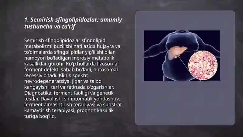 Semirish Sfingolipidozlar 3