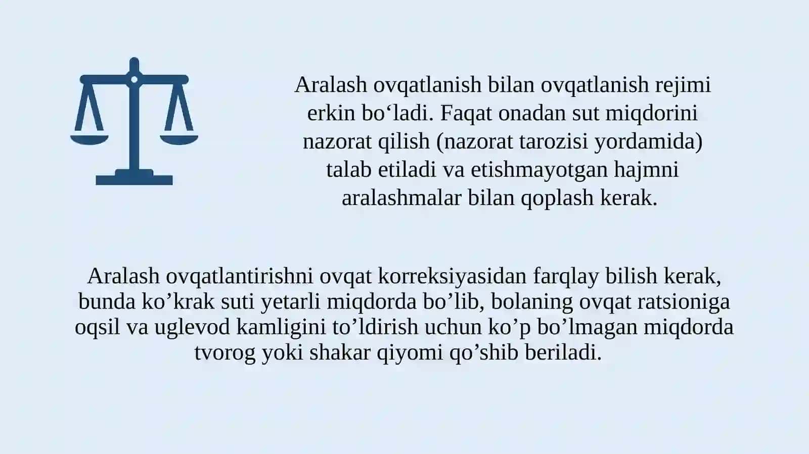 Aralash ovqatlantirish 3