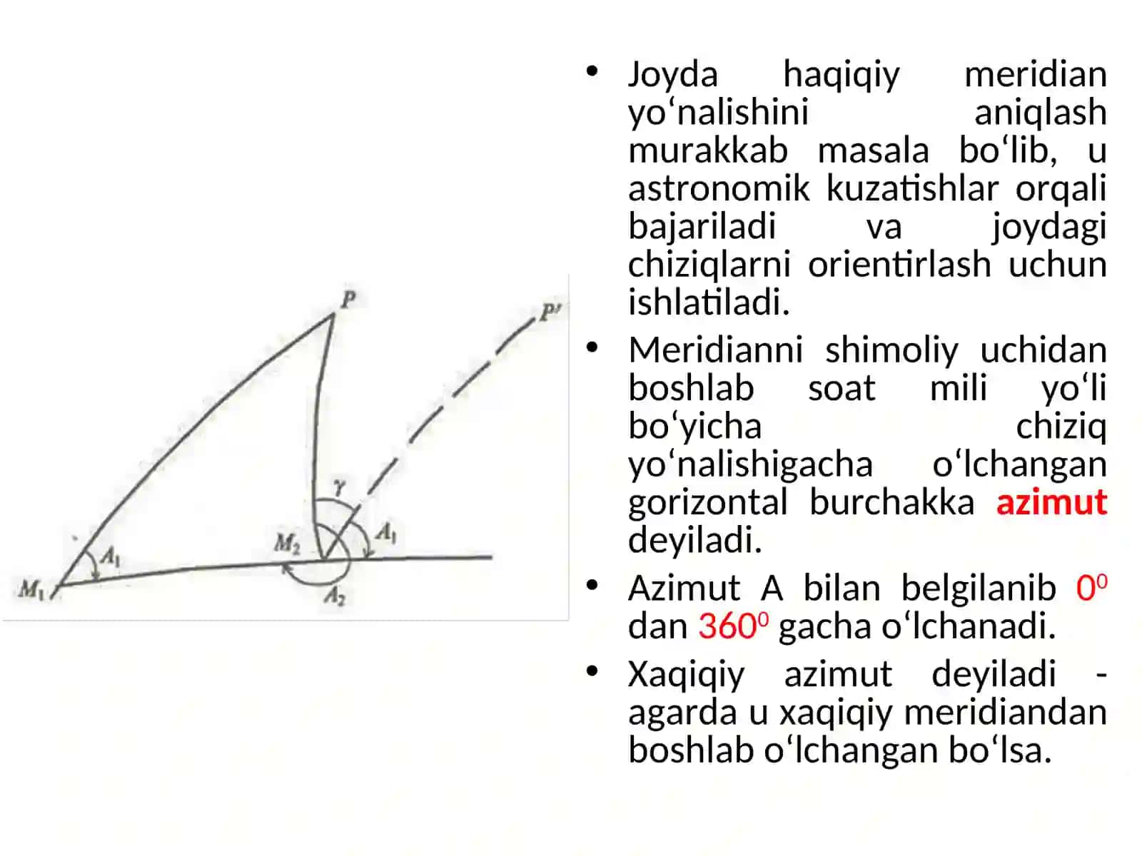 3-mavzu: Chiziqlarni Orientirlash 3