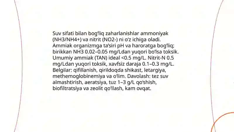 Baliqlarning yuqumsiz kasalliklari 3