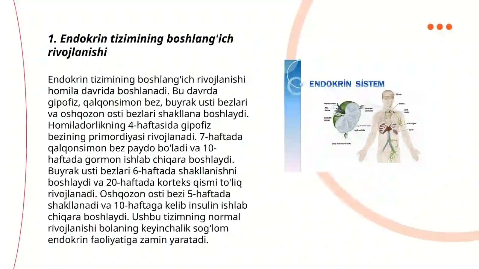 Endokrin tizimi flogenezi va buzilishi 3