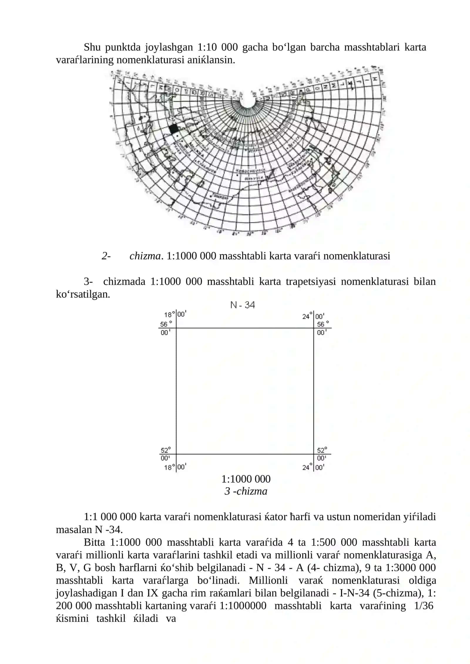 Topografik karta bilan tanishish 3