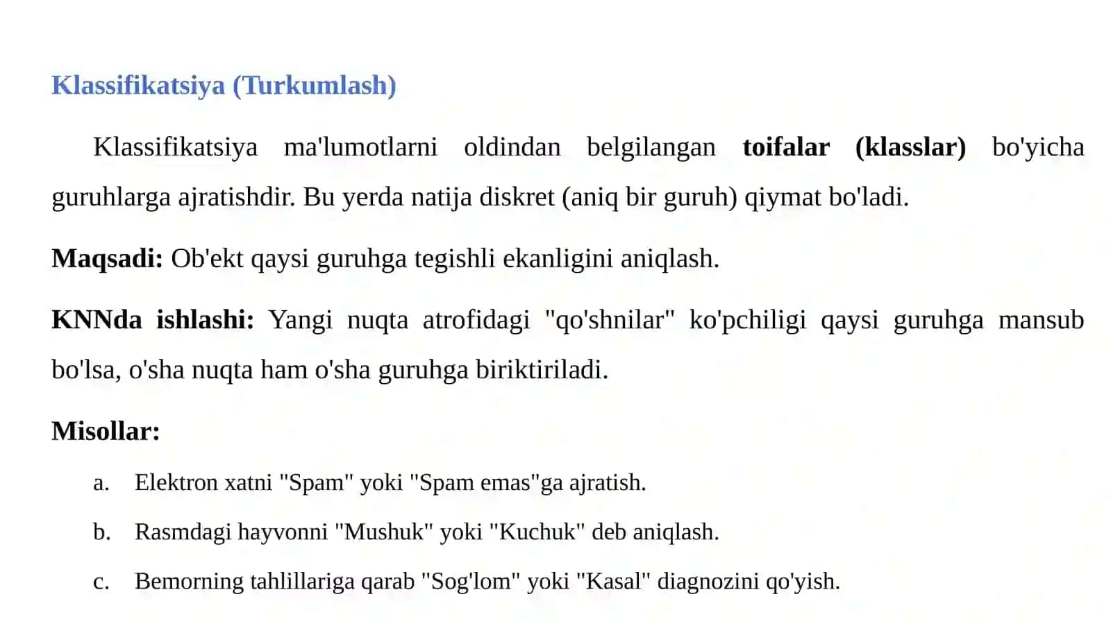 Mashinali o'qitishda KNN algoritmini.pptx 3