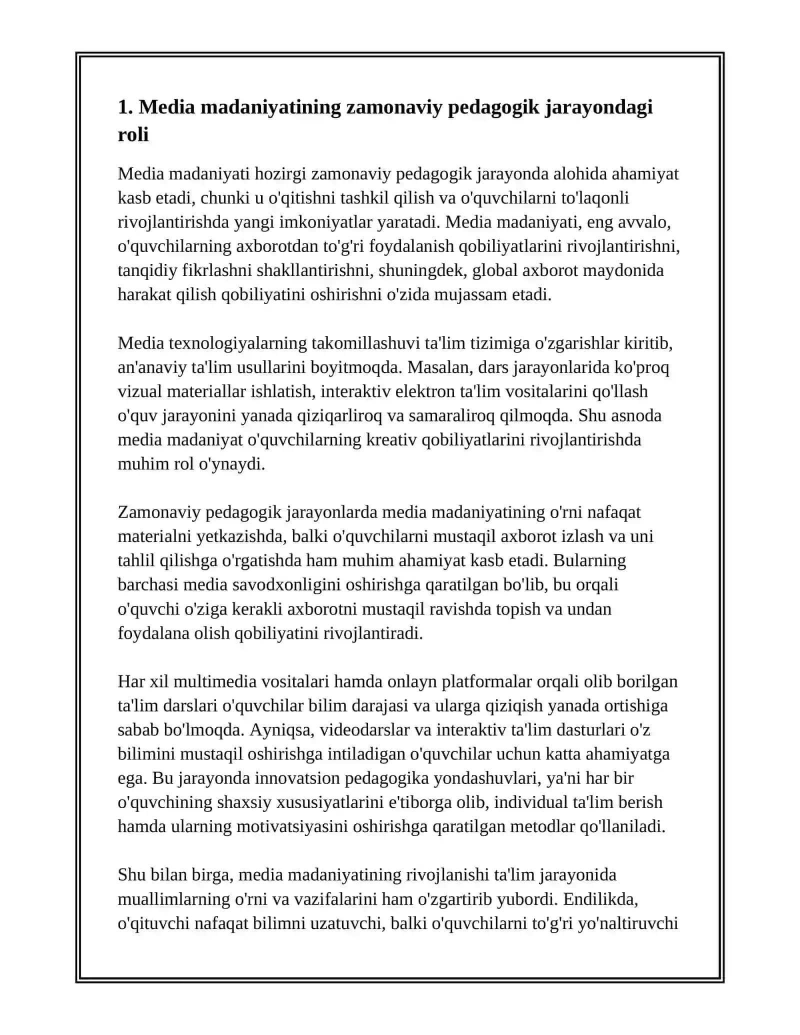 MEDIA MADANIYAT VA INNOVATSION PEDAGOGIKA 3