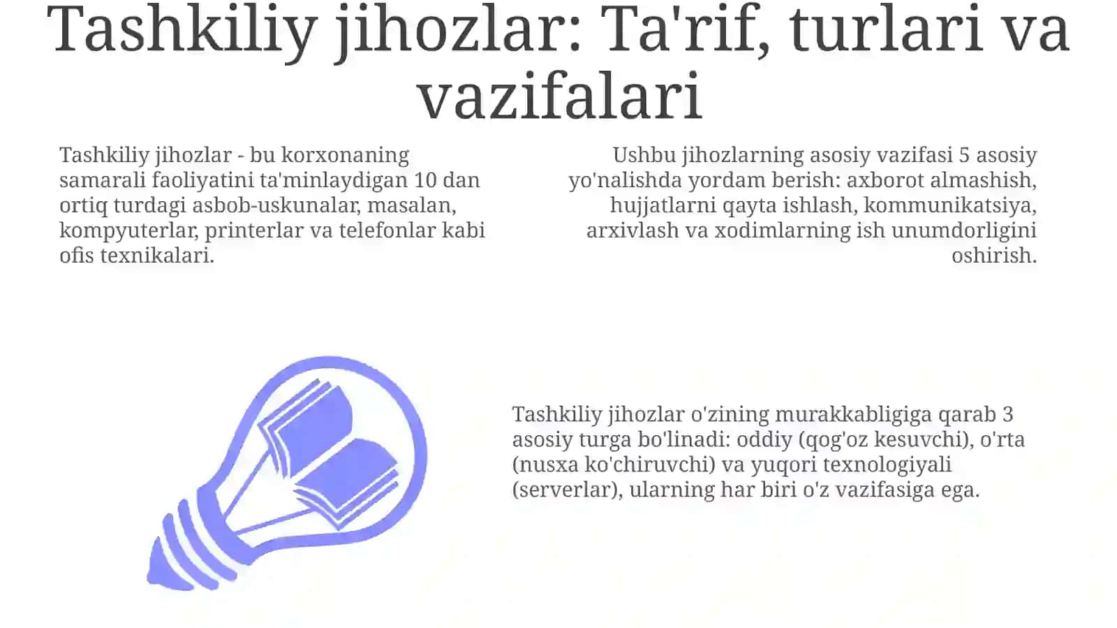 Tashkiliy texnika vositalari 3