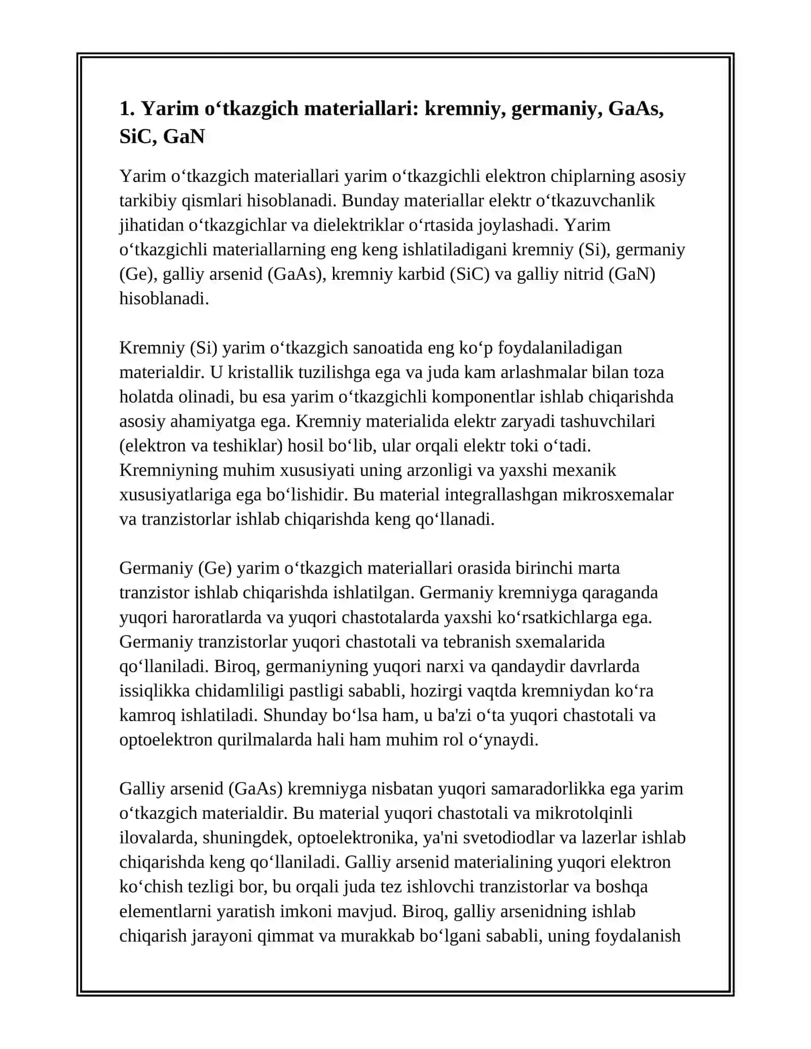 YARIM OʻTKAZGICHLI ELEKTRON CHIPLAR 3