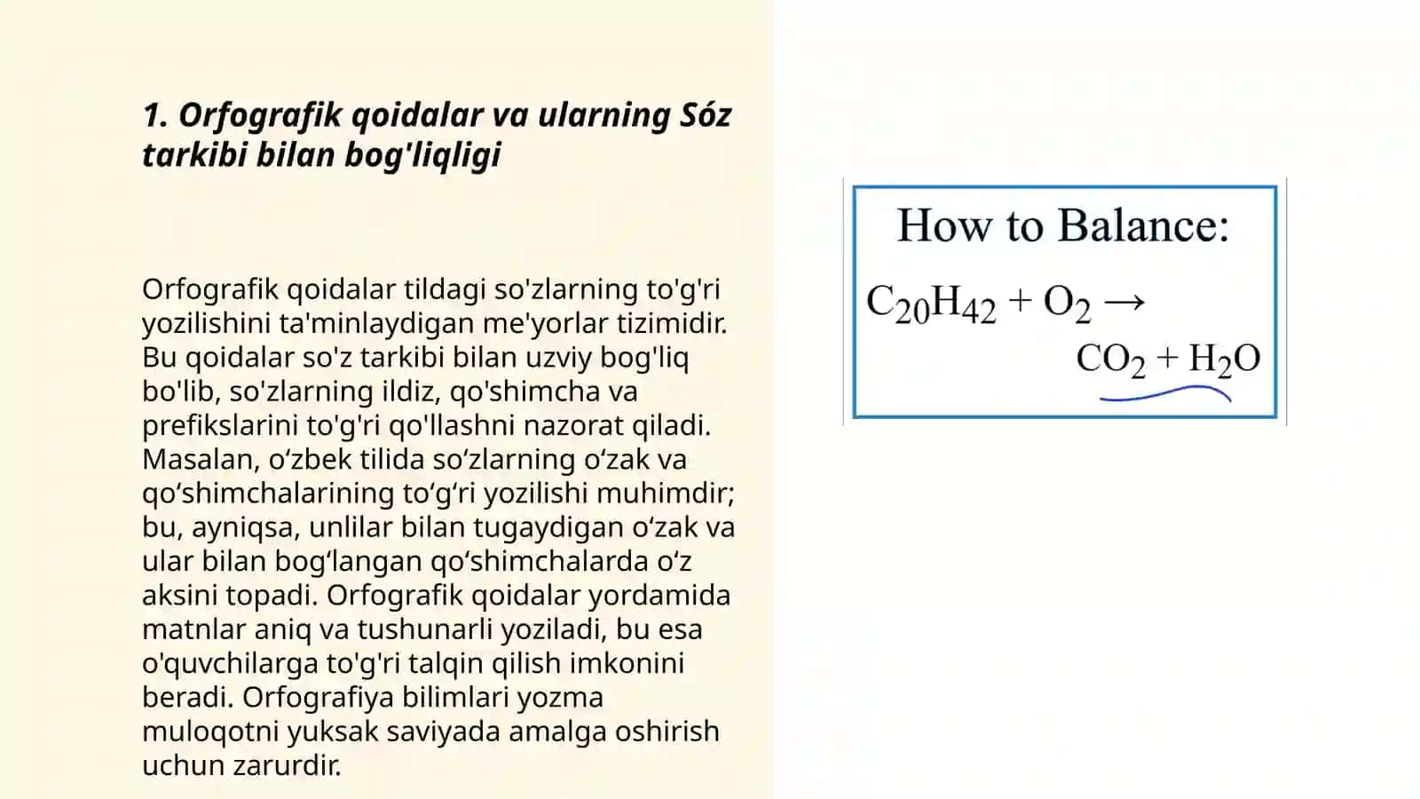 Orfografik qoidalar va ularning Sóz tarkibi bilan bog'liqligi 3