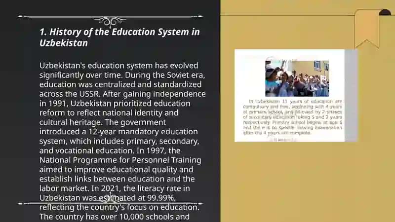 Education System of Uzbekistan 3