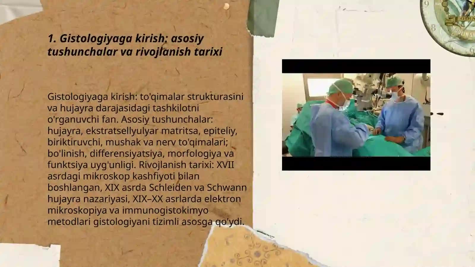 Gistalogiyaga kirish 3