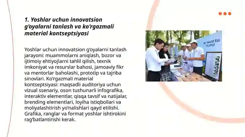 Yoshlar - innovatsion g'oyalar tashabbuskori 3