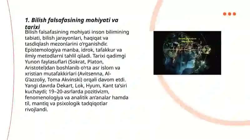Bilish falsafasi 3