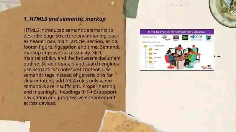 HTML5 and semantic markup 3