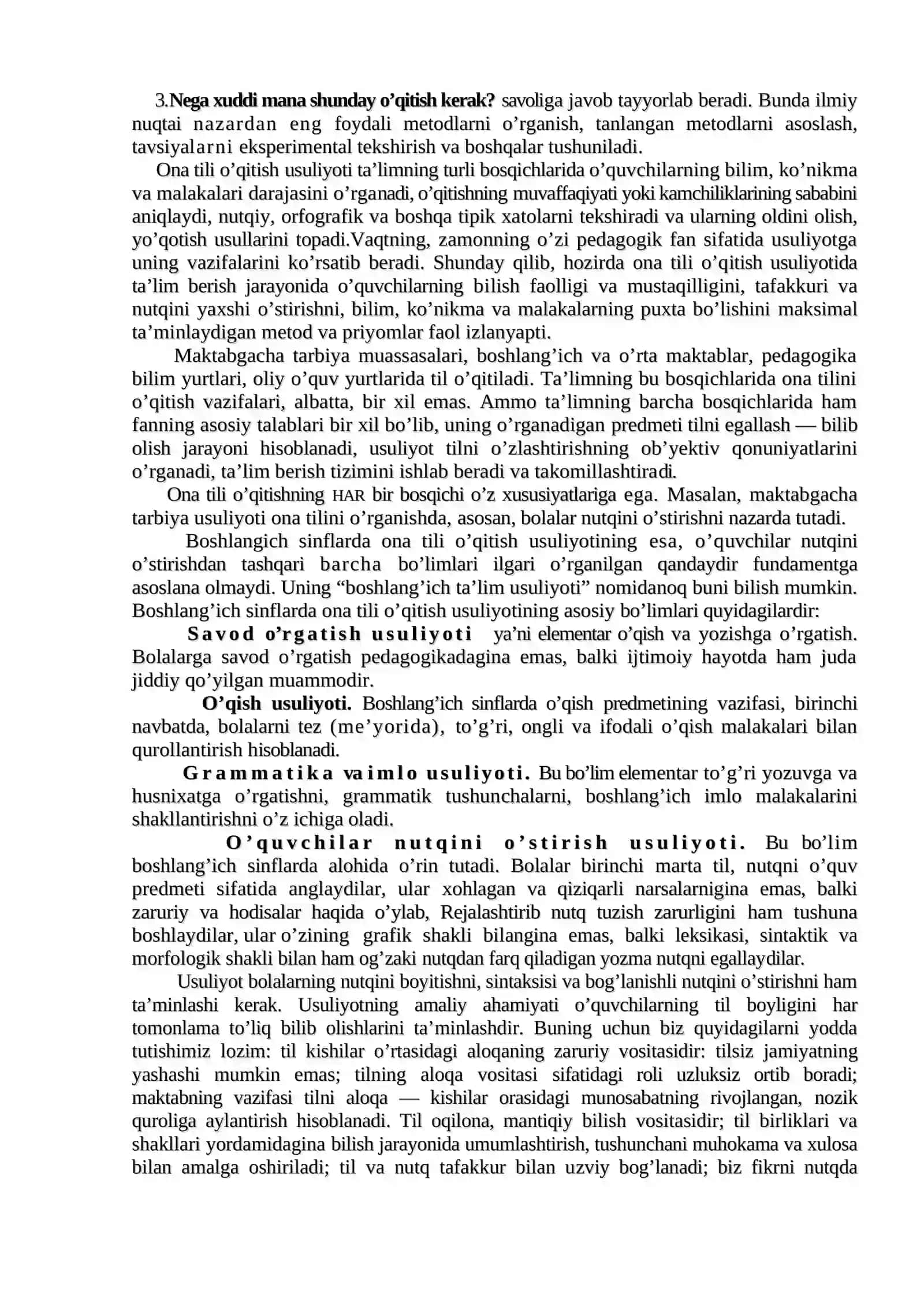 Ona tili o’qitish usuliyoti 3