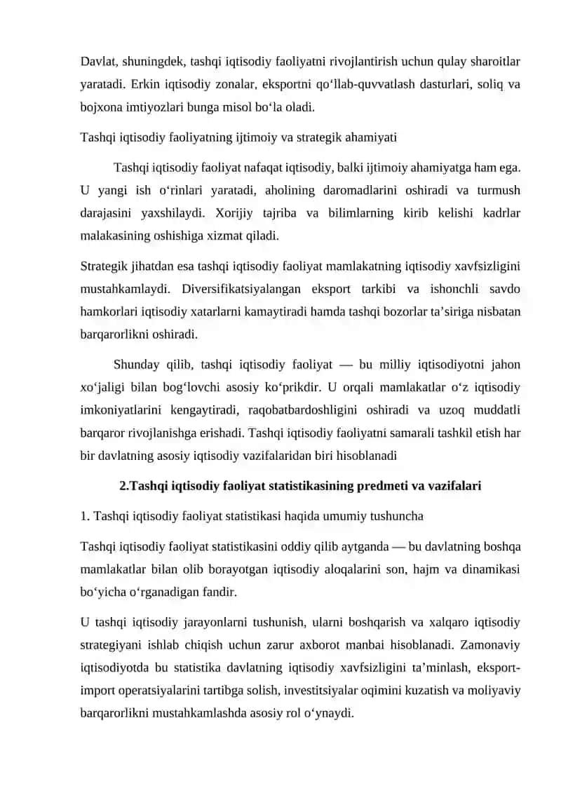 Tashqi iqtisodiy faoliyat statistikasi 3