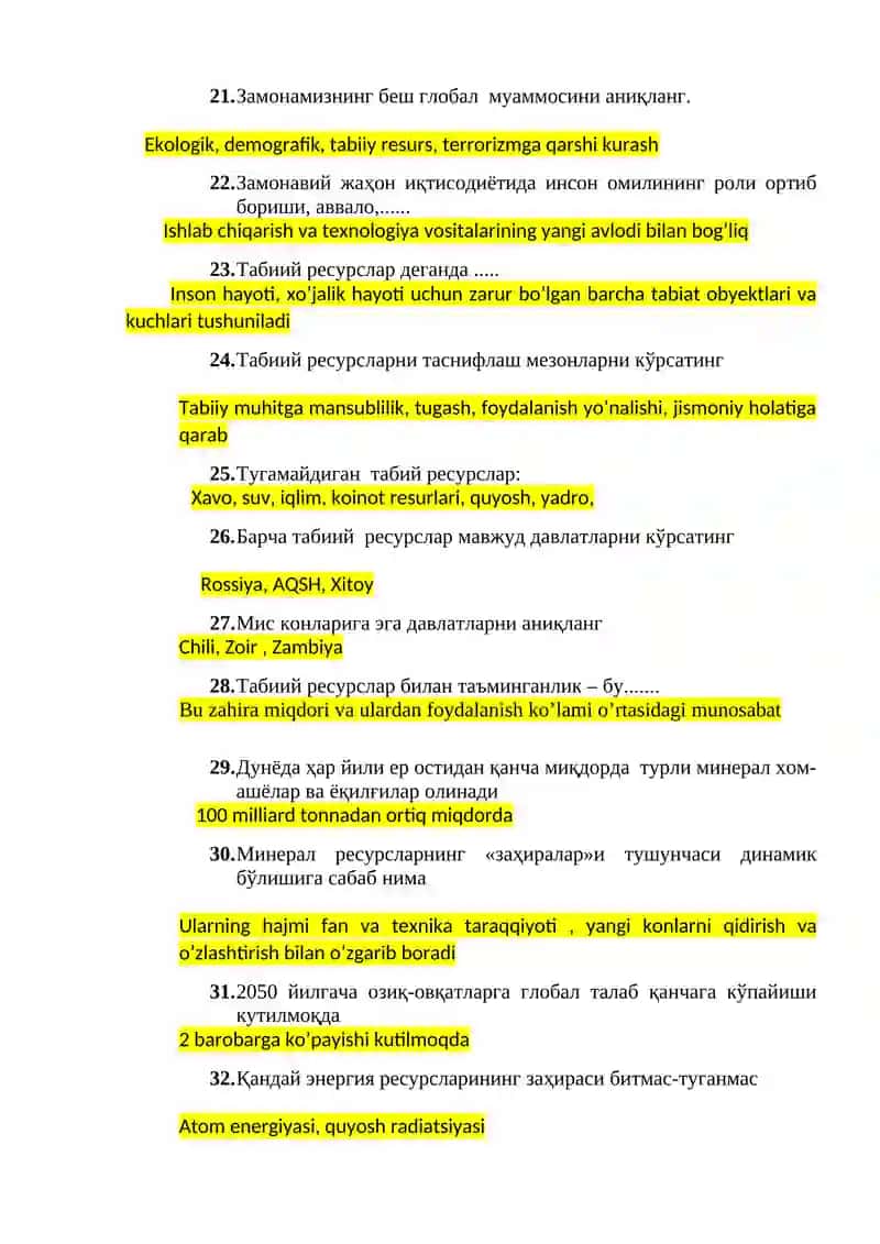 Жаҳон иқтисодиёти 3
