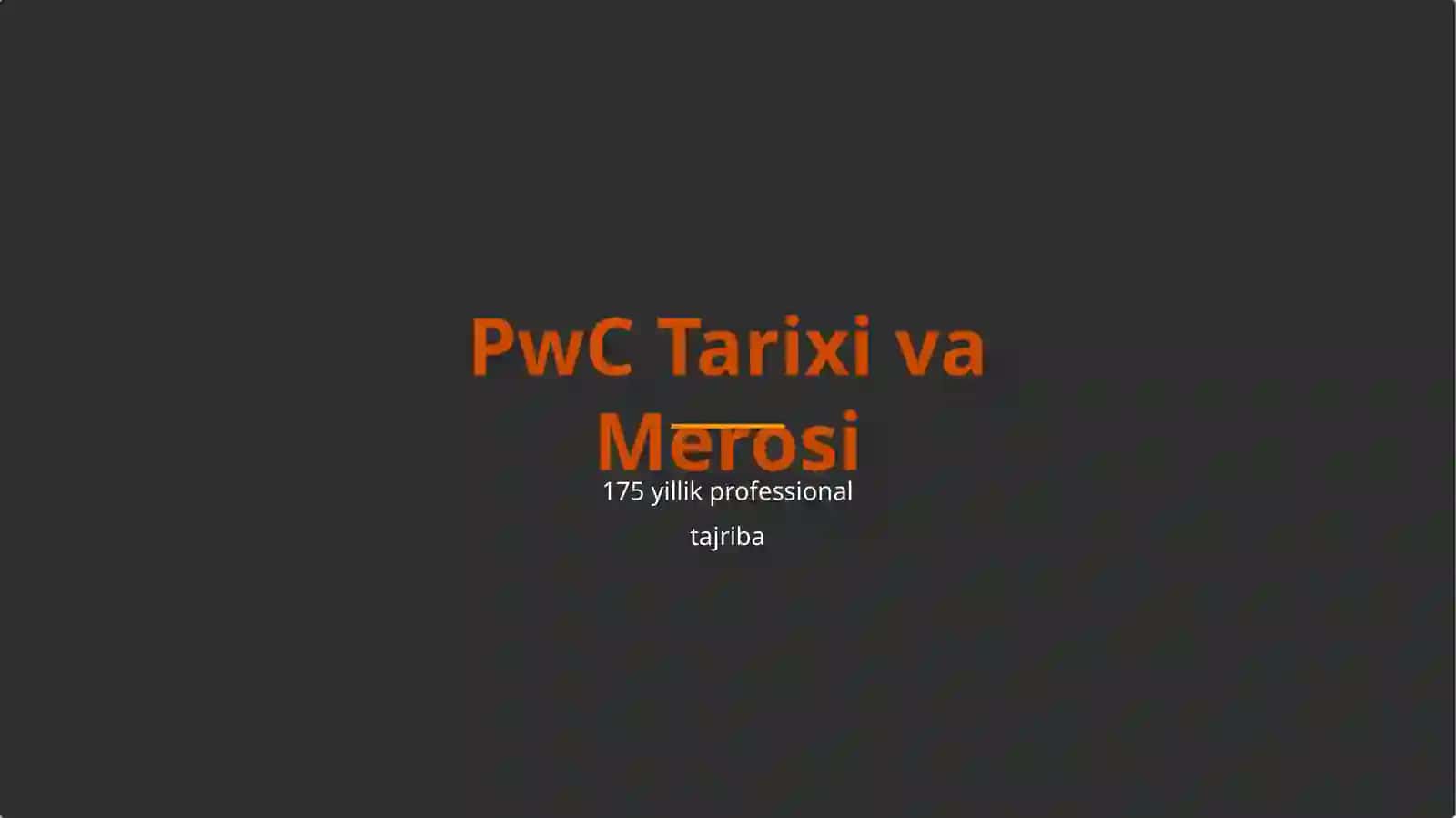 PricewaterhouseCoopers (PwC) auditorlik kompaniyasi 3