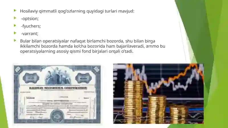 Hоsilаviy qimmаtli qоg’оzlar 3