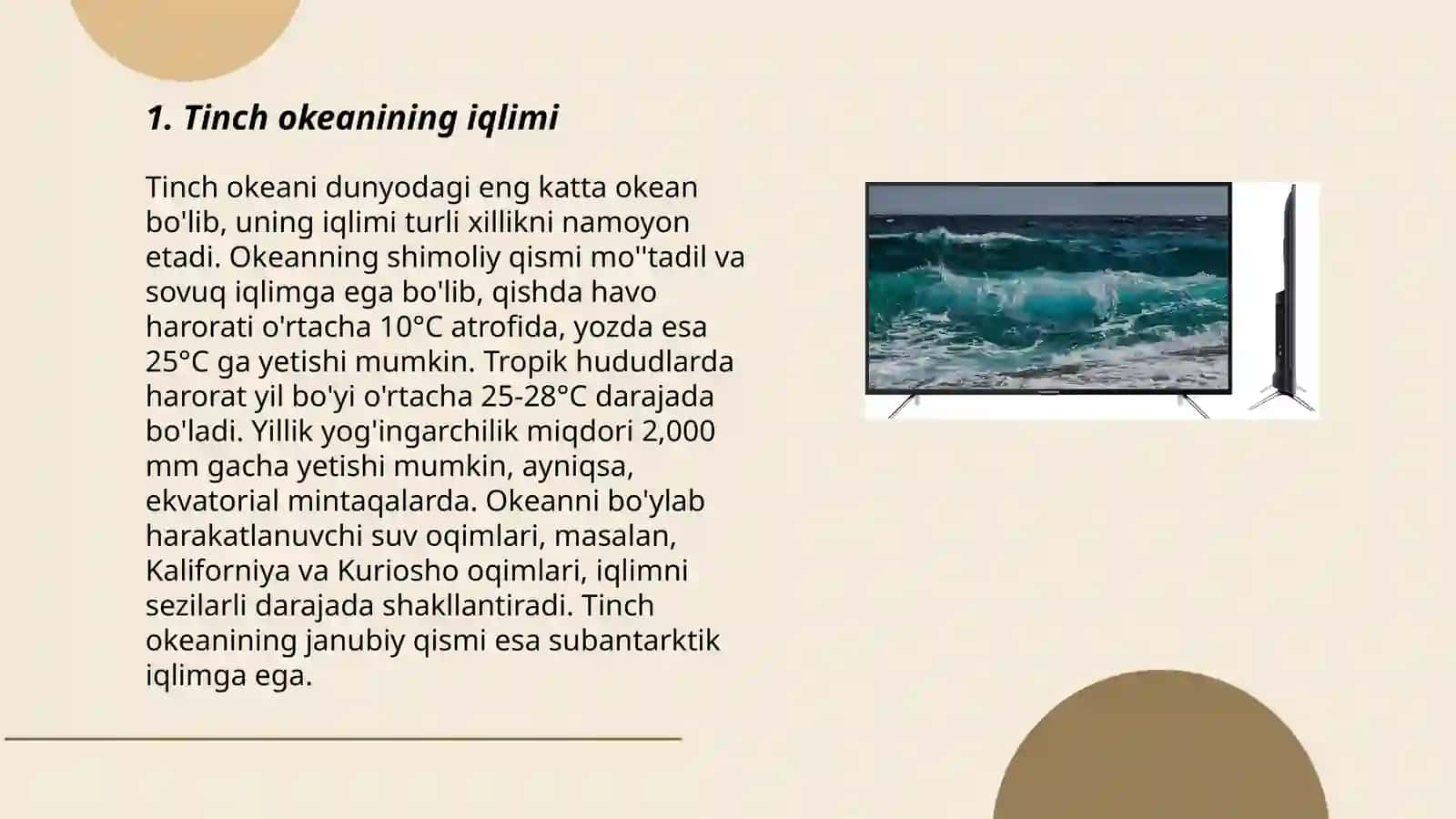 Tinch okeanining iqlimi 3