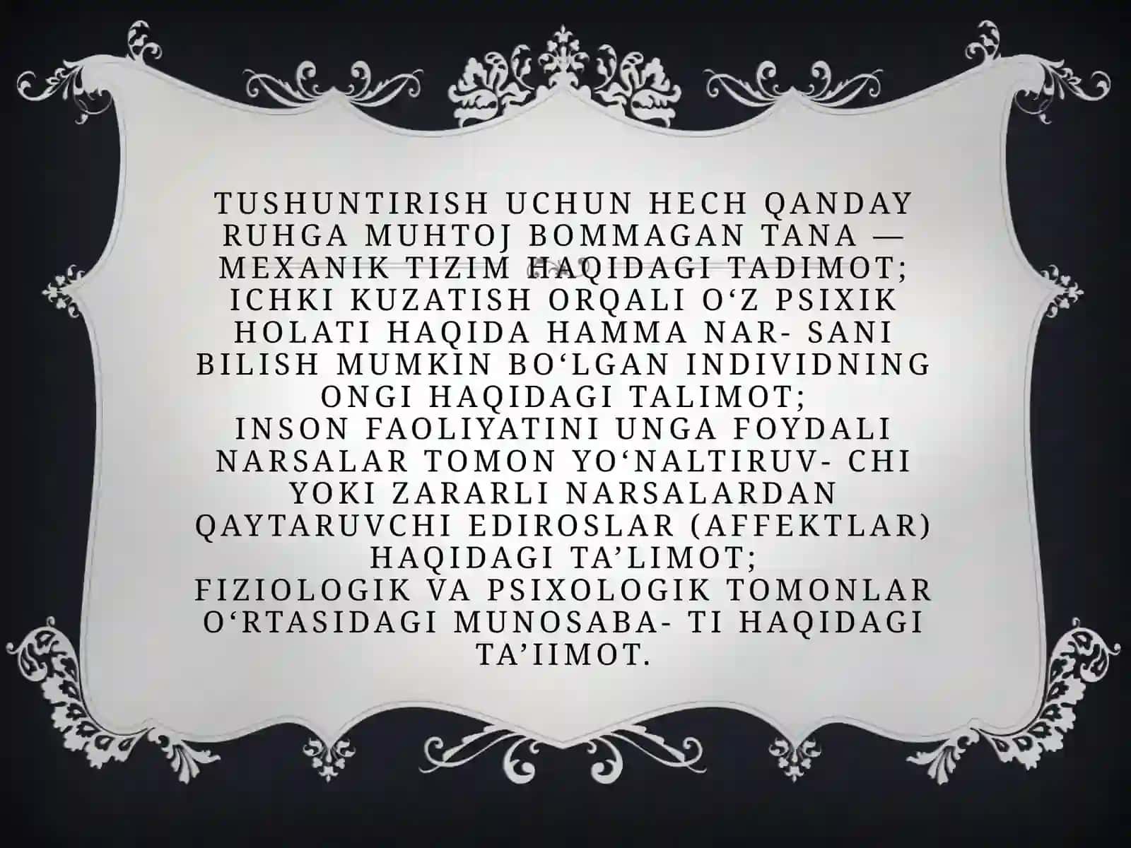 XVII asr Fransuz psixologiyasi 3