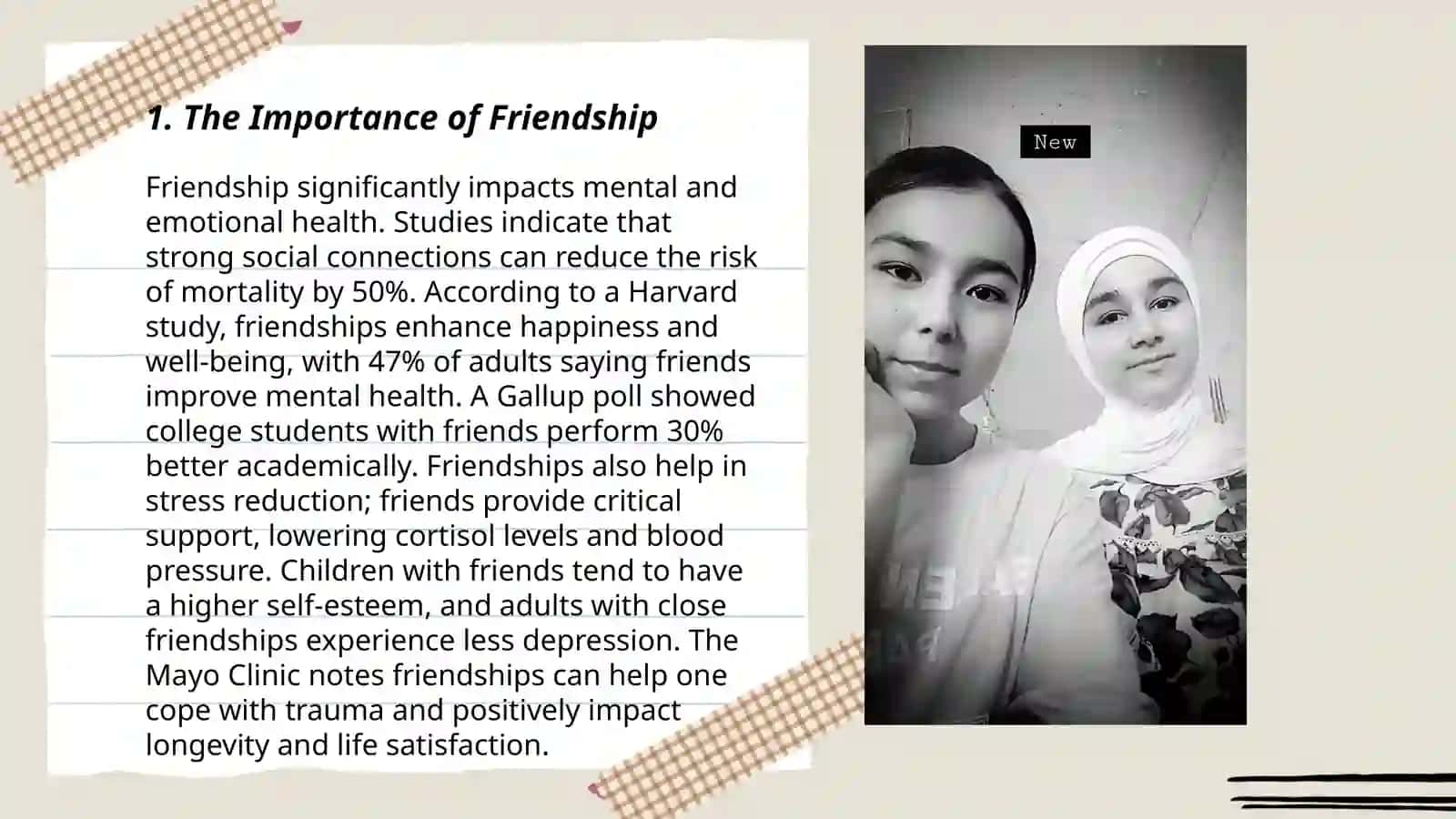 Plan: The Importance of Friendship 3