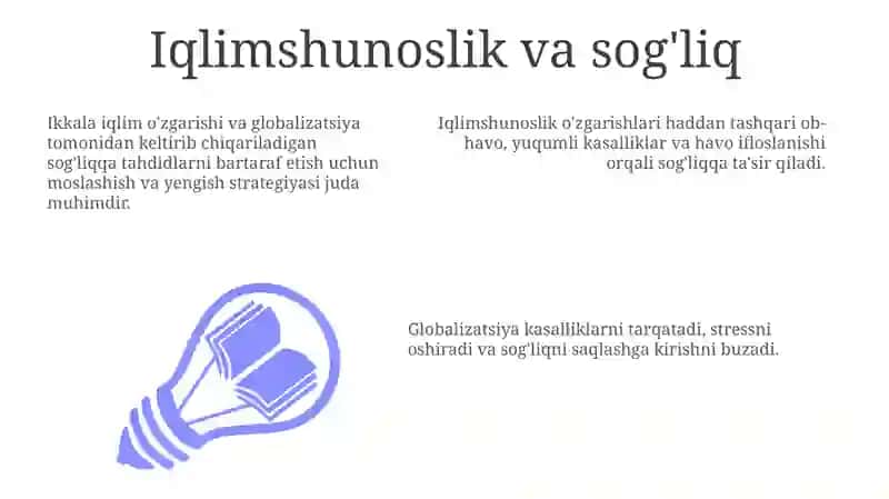 Iqlimshunoslik va sog'liq 3