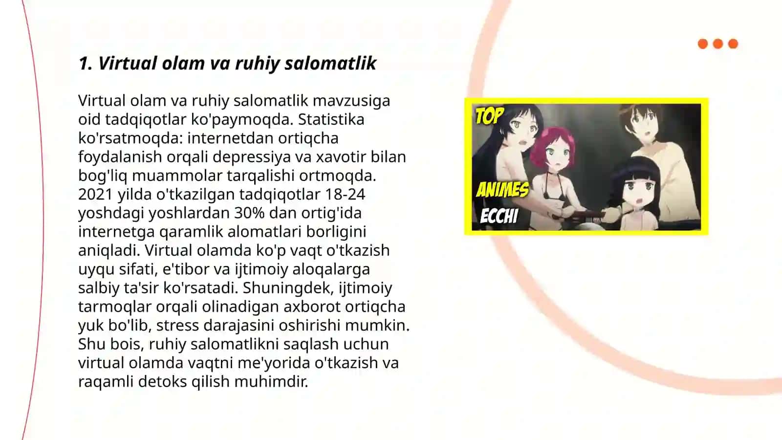 Virtual olam va ruhiy salomatlik 3
