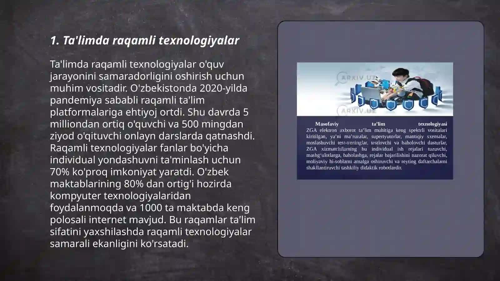 Ta'limda raqamli texnologiyalar 3