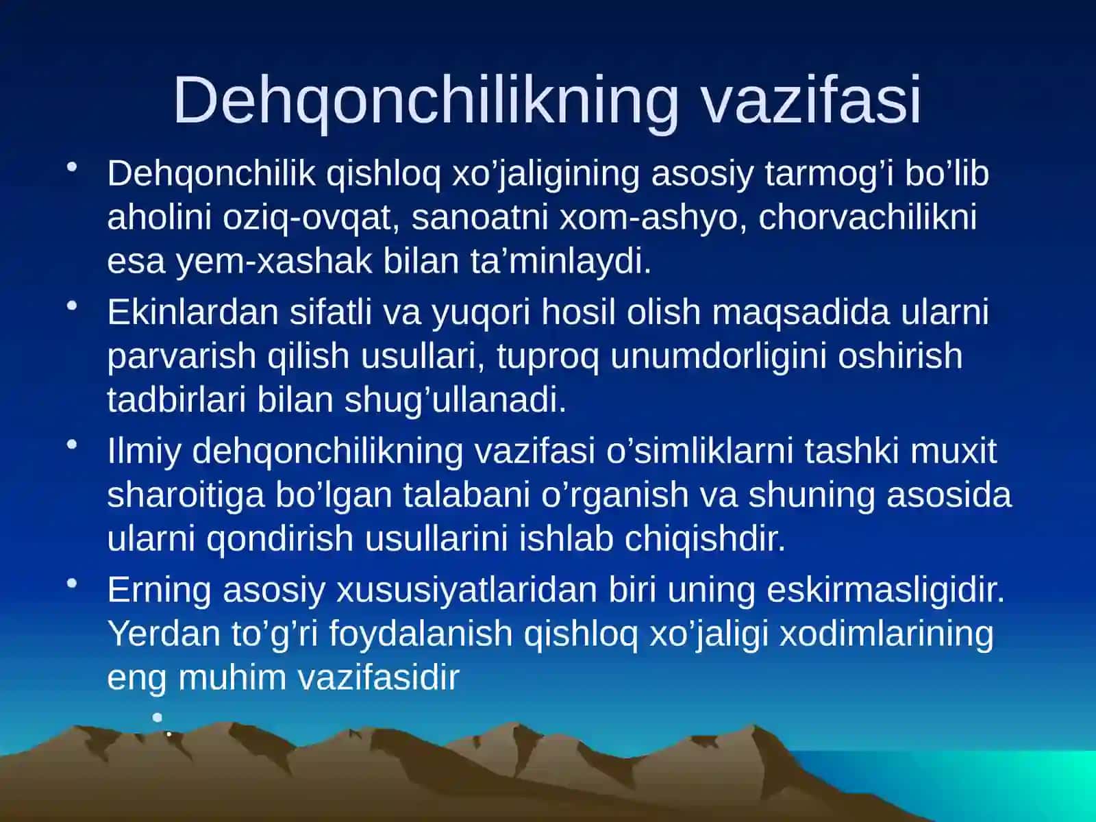 DEHQONCHILIKNINGILMIY ASOSLARI 3