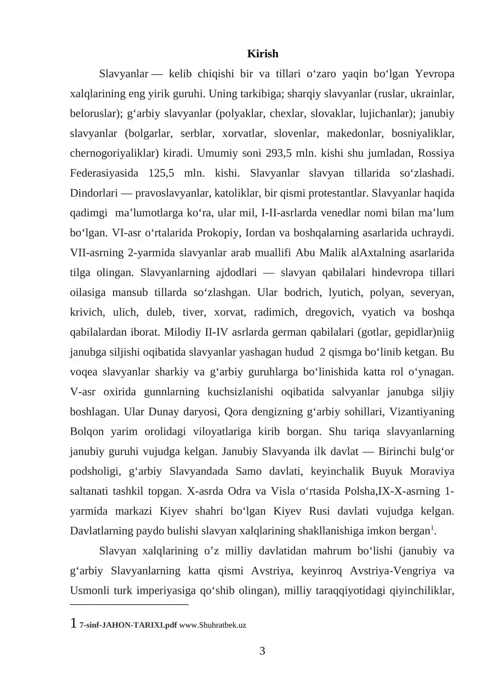 Jahon tarixi fanidan kurs ishi 3