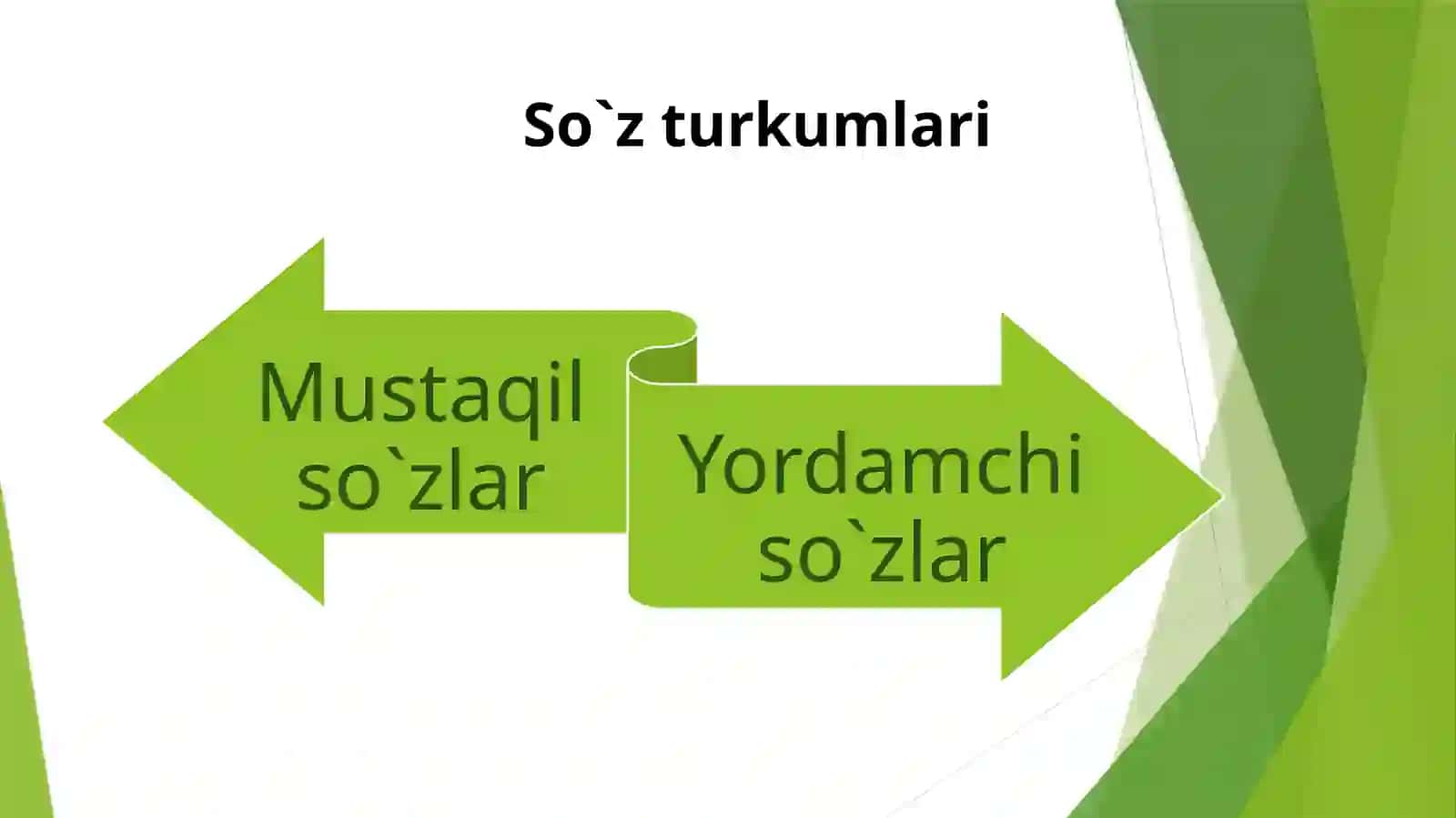 Ot va sifat so‘z turkumlari 3