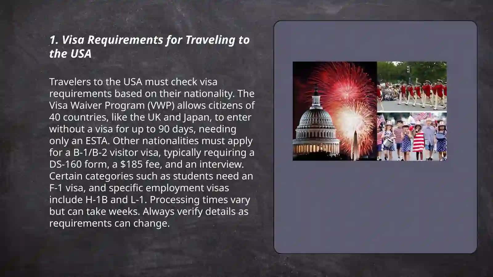 Travel to the USA 3