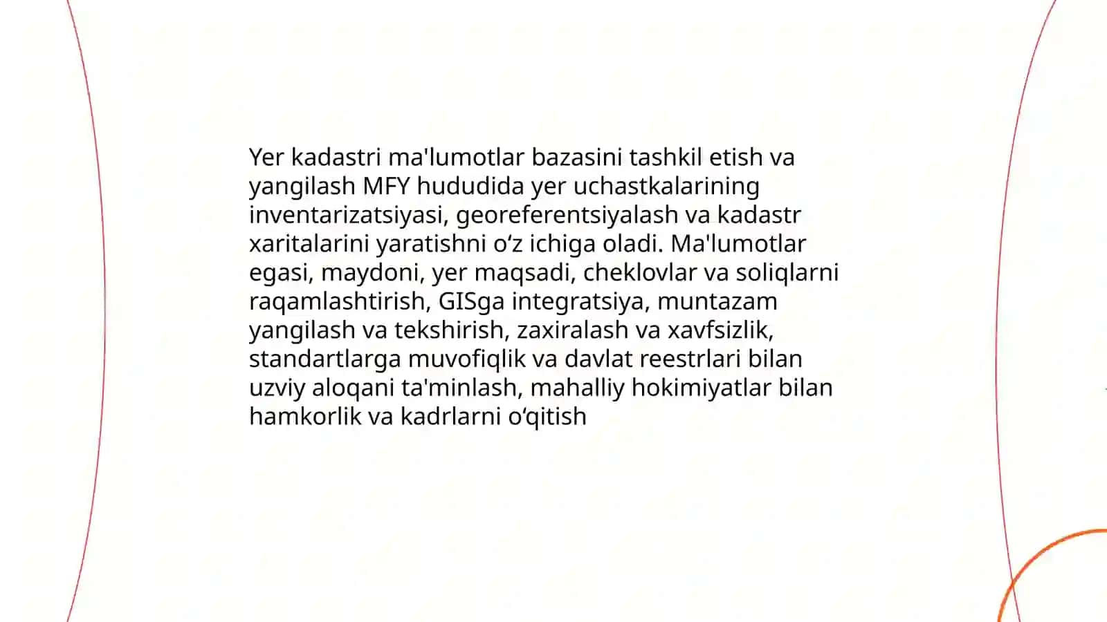 Yer kadastri ma'lumotlar bazasi 3