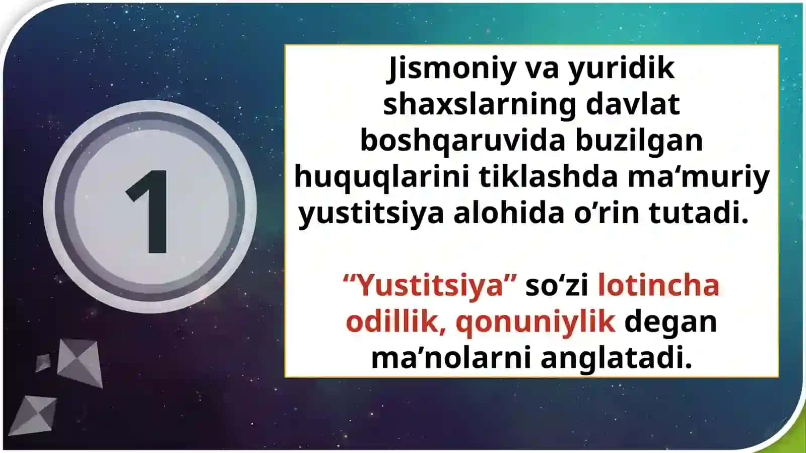MA'MURIYY USTITSIYA 3