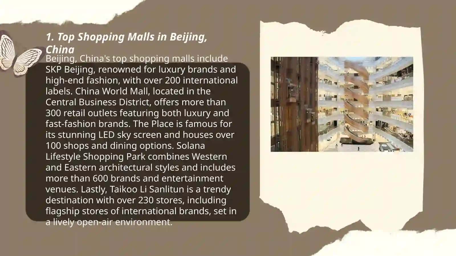 Top Shopping Malls in Beijing, China 3