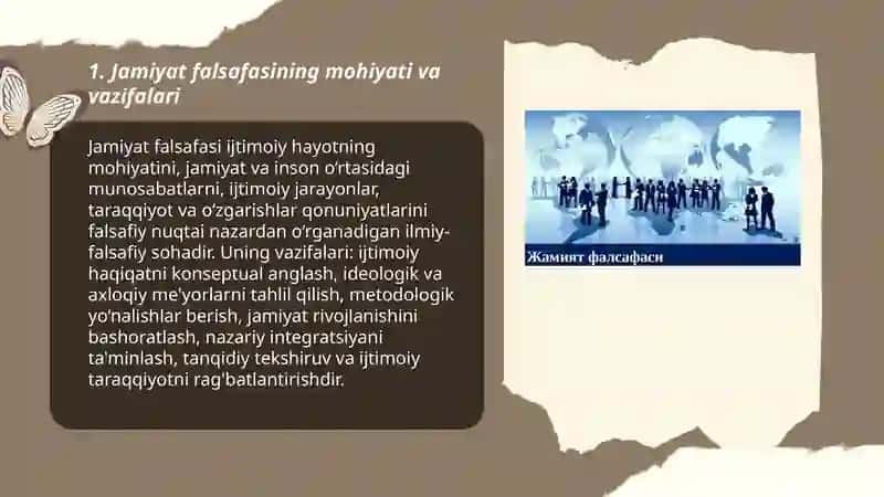 Jamiyat falsafasi 3