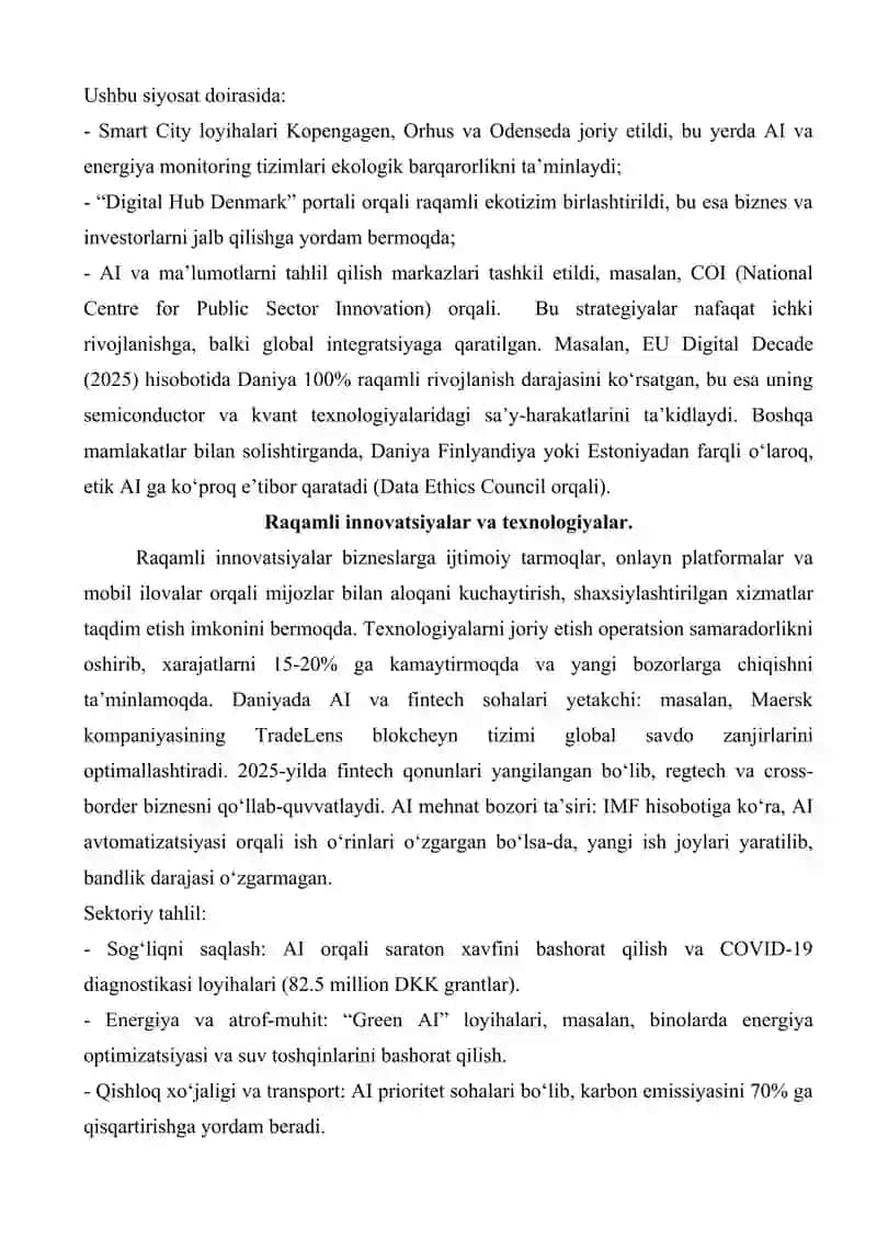 Daniya mamlakatining raqamlashtirish siyosati 3