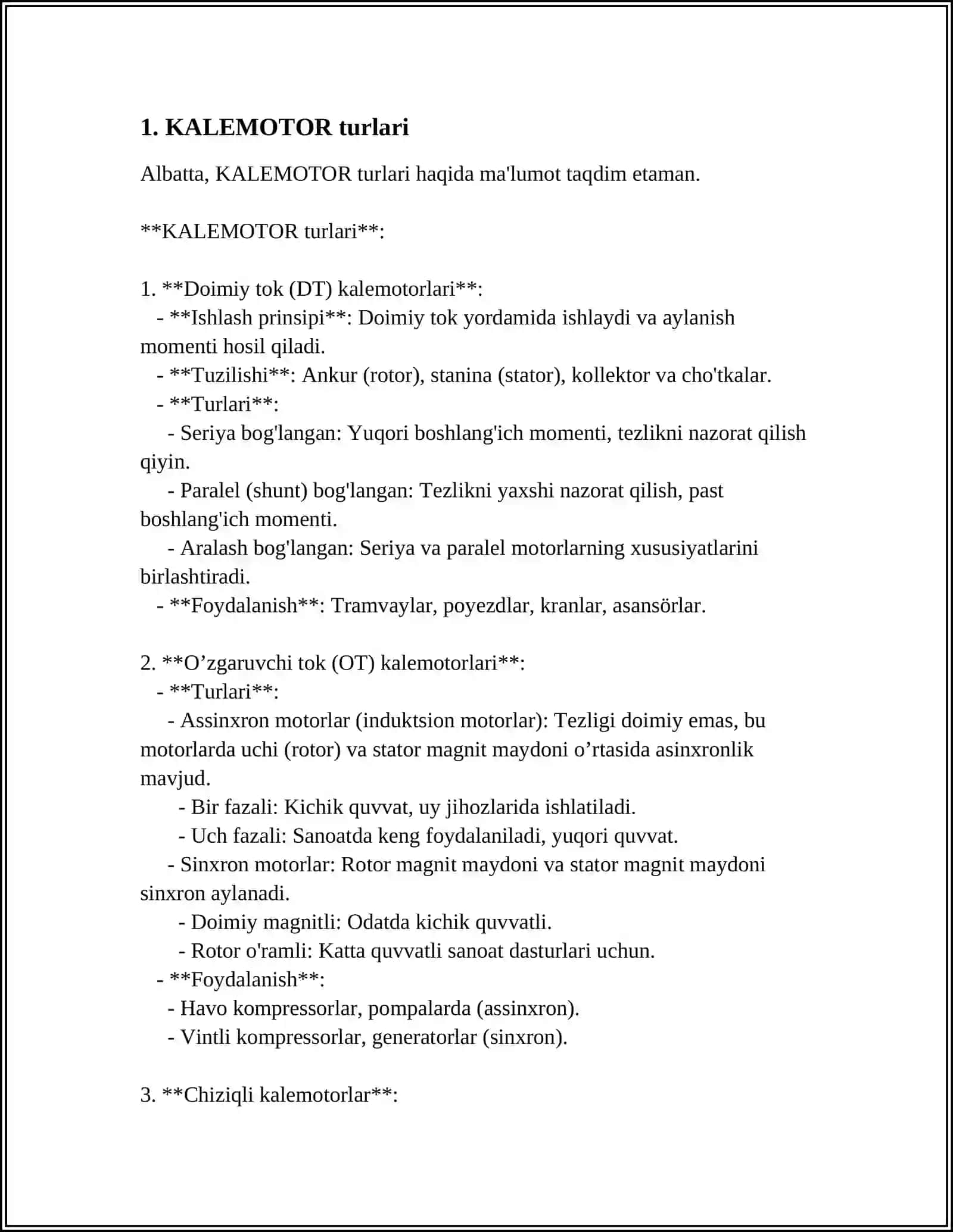 KALEMOTOR ABTOKALEMATOR 3