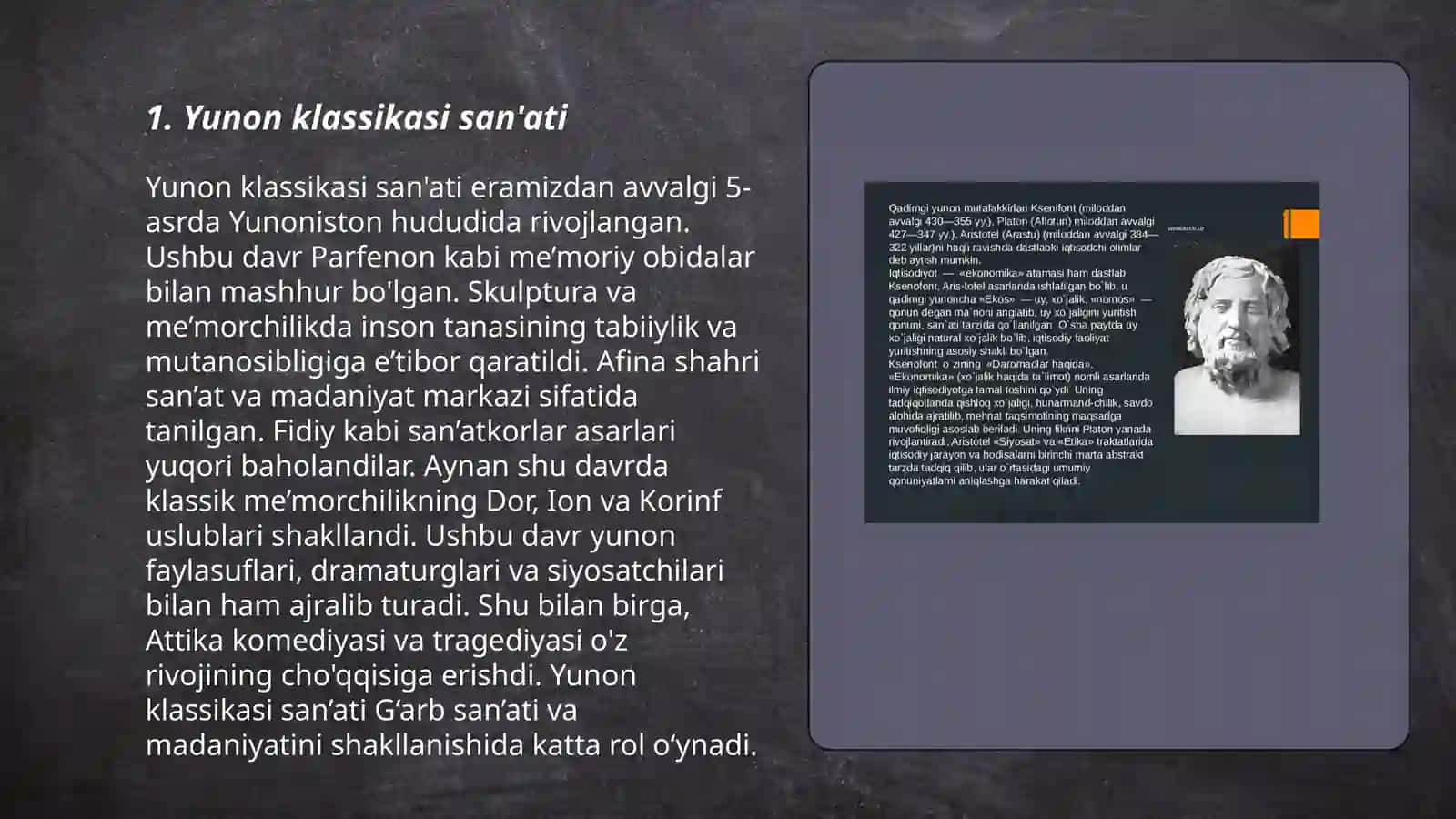 Yunon klassikasi va elinizm davri sanati 3