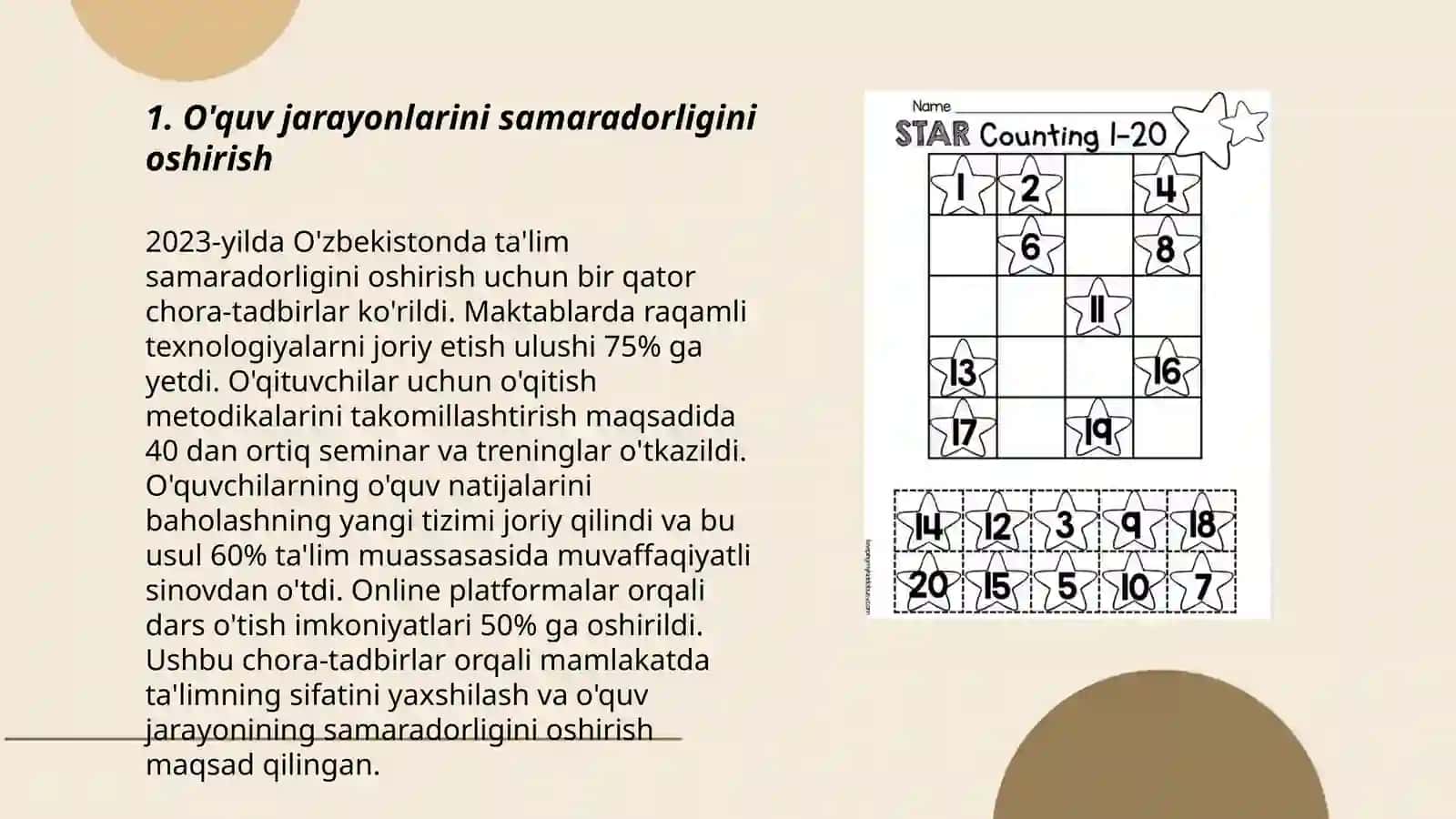 Faoliyatning uzlashtirilishi va malakalarni egallash 3